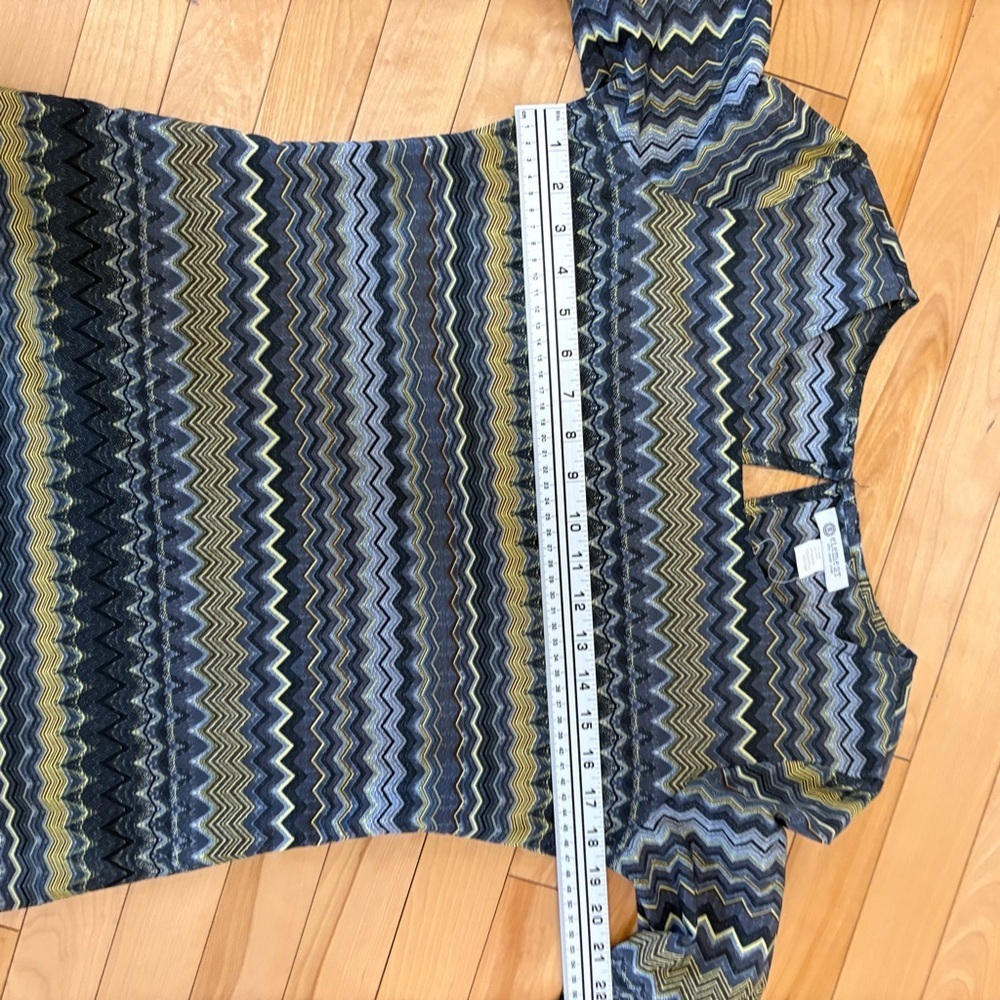 Element Womens Long Split Bell Sleeve Dress Sz Medium Keyhole Back , Aztec Print - Picture 13 of 13